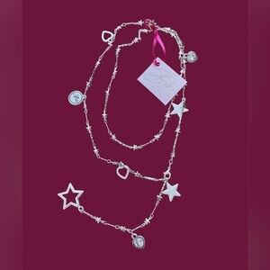 Bibi bijoux Uk brand adjustable star and heart silver necklace new with …